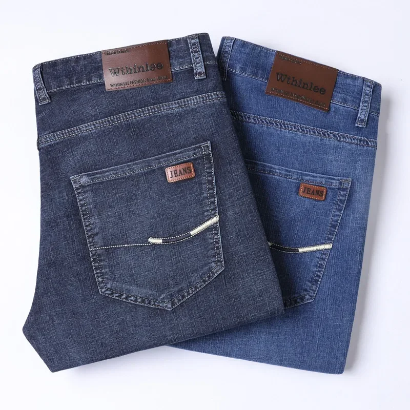Levis Jeans 501 - Новые мужские весенне-осенние прямые деловые джинсы,