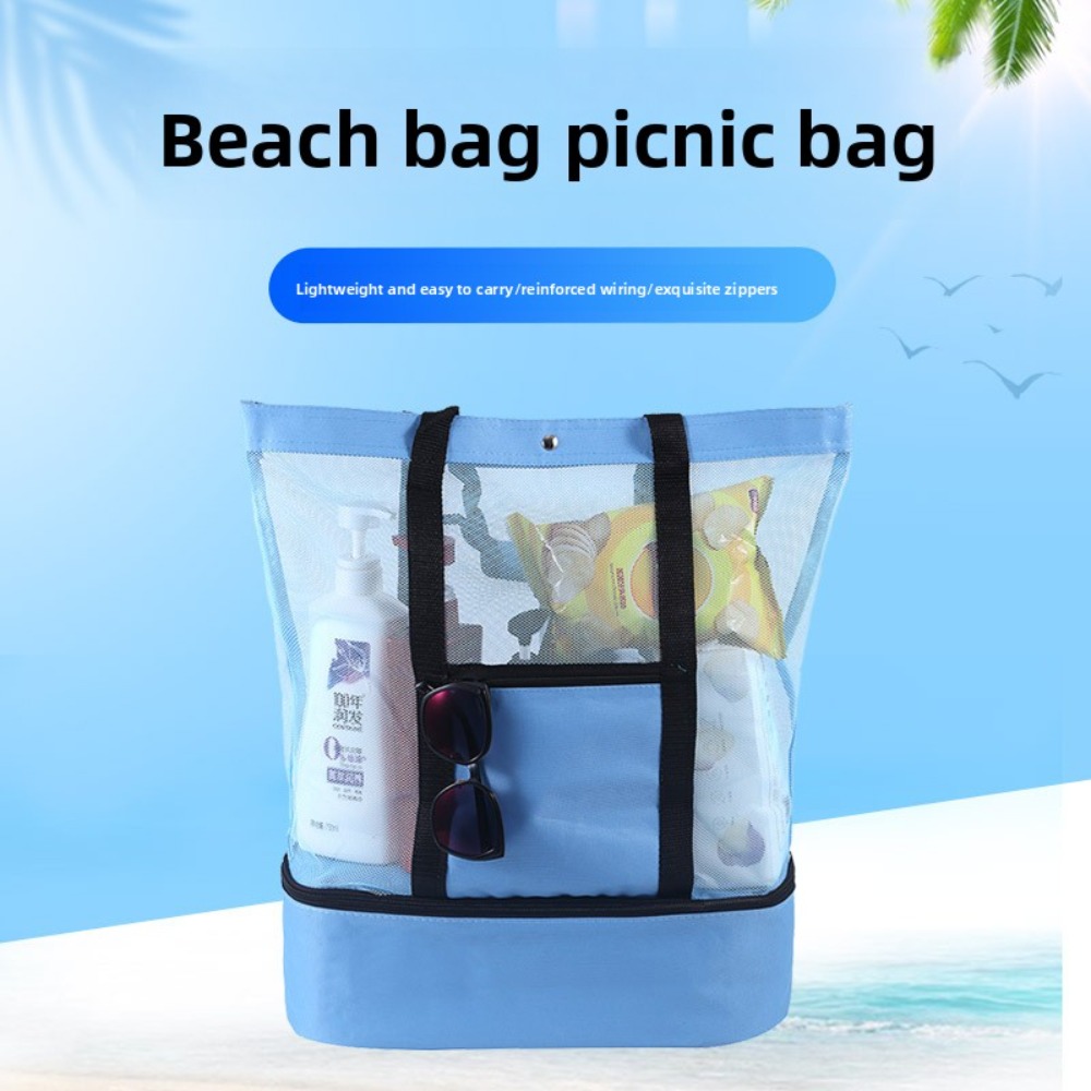 Tote Bag Beach - 1 шт. Многофункциональная термосумка-холодильник для пикника,