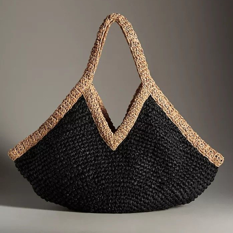 Crochet Bag Raffia - Новая летняя плетеная сумка ручной работы: