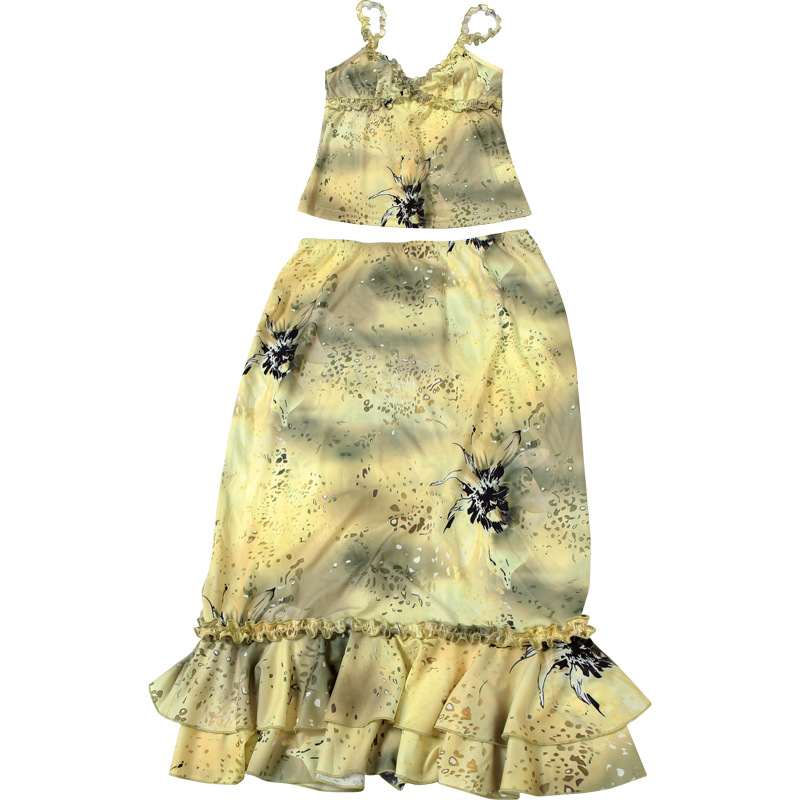 Женский комплект из 2 предмето – обзор и цена Midi Skirt Floral