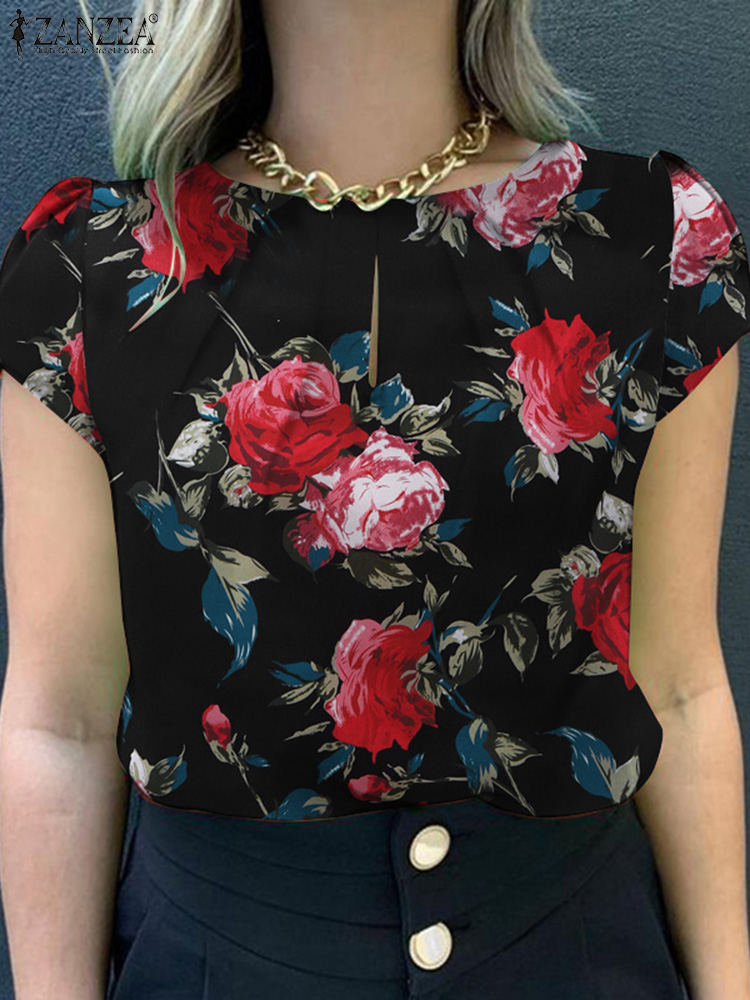 ZANZEA, летняя богемная блузка – обзор и цена Romper Floral Print